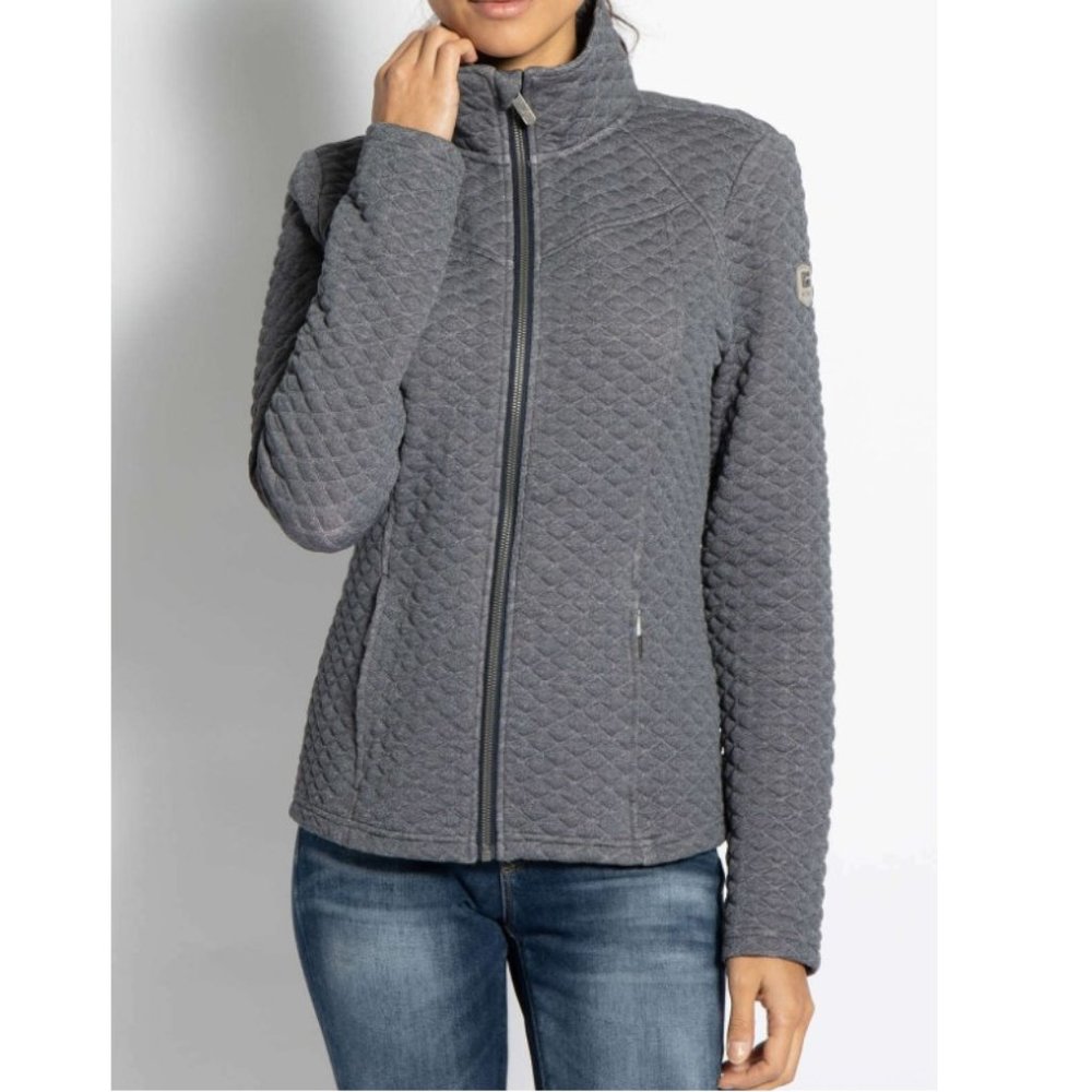 Women's Killtec Quilted Jacket, Mottled grey Size 36/6